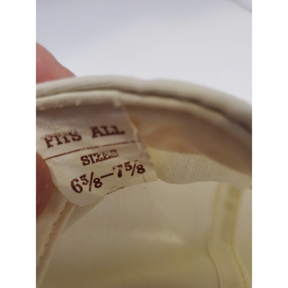 VTG VP St. Louis Saint Louis Fair Beret Hat 1981 White Blue Red - Picture 6 of 6